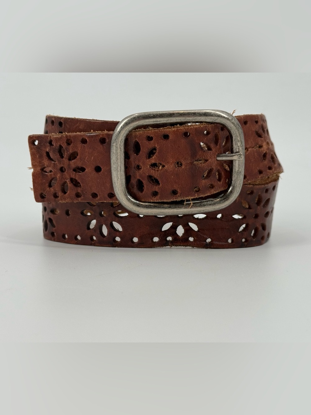 American Eagle Vintage Y2K Boho Hippie Leather Belt M